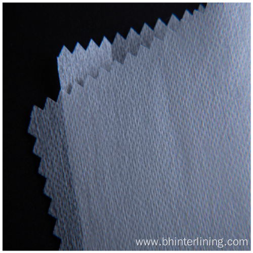 Double dot nonwoven fusible interlining/lining for clothing